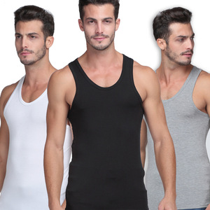 Custom Logo Cotton Tank Top Men's Athletic <b>Stringer</b> Gym <b>Vest</b> Sleeveless Training Shirt Workout Singlet Bulk 2026 - Product Image 3