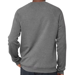 Modèle de sweat-shirt à col rond uni pour homme, à personnaliser avec impression graphique numérique - Product Image 2