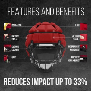 Casque de rugby rembourré, protège-tête pour le football, casquette de scrum, protection douce pour la tête, casque de protection pour enfants, jeunes et bébés - Product Image 4