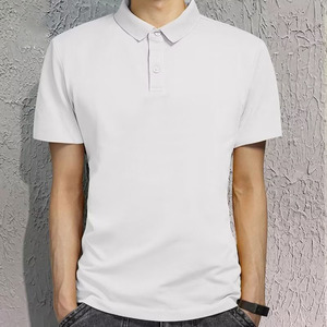 Camiseta Polo de Manga Corta para Hombre, Color Sólido, Personalizada OEM, Cuello Solapa, Estilo Casual y de Negocios, a la Moda - Product Image 1