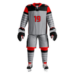 Latest Design Top Quality Ice Hockey Uniforms For Sale New <b>Model</b> Customized Team Sport Wear Men Ice Hockey Uniforms - Product Image 4