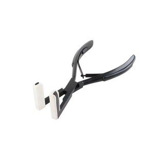 Herramientas de Extensión de Cabello de Acero Inoxidable de la Mejor Calidad, Recién Llegadas, Duraderas, Precio al por Mayor, Pinzas con Puntas de Silicona Blanca - Product Image 1