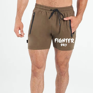 กางเกงขาสั้นออกกำลังกายสำหรับผู้ชาย ผ้าฝ้าย สำหรับยิม วิ่ง ฟิตเนส กีฬา จ๊อกกิ้ง ออกกำลังกาย น้ำหนักเบา แห้งเร็ว - Product Image 1