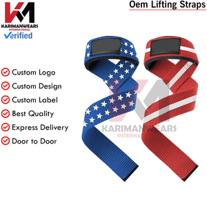 Correas de Levantamiento de Pesas Premium para Hombres y Mujeres, Soporte para Muñecas, para Gimnasio, Levantamiento de Pesas y Powerlifting, Proveedor OEM - Product Image 2