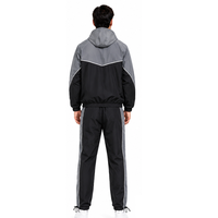 Survêtement en nylon imprimé pour homme, résistant au vent, léger, respirant, imperméable, veste et pantalon de fitness, OEM ODM personnalisé