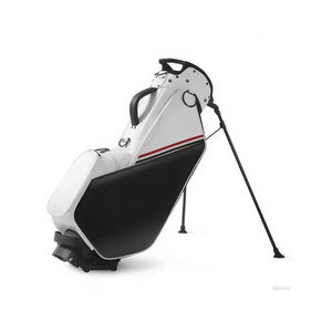 Sac de golf en nylon blanc uni grande capacité avec fermeture éclair pour adulte imperméable - Product Image 1