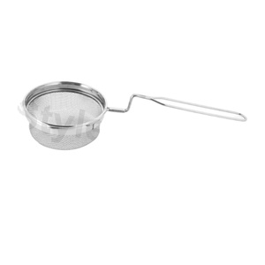 Durable 12 cm Diameter Stainless Steel Kitchen Strainer Quality Filtering Tool with Stands <b>Small</b> Metal Kitchen Accessory - Product Image 1