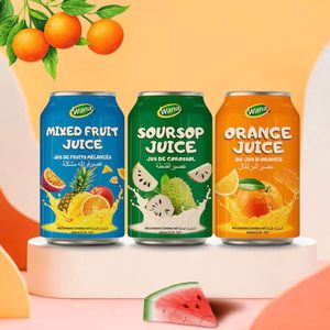 OEM ODM Marque privée 330ml Purée aromatisée Jus de fruits Boissons gazeuses de la société Wana Vietnam - Product Image 3