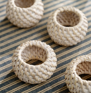 Hot Selling Natural Material Rattan Napkin Ring <b>Paper</b> <b>Towel</b> Ring Cloth Ring square Napkin <b>Holder</b> in best style - Product Image 5
