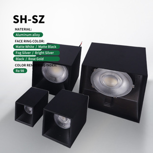 Plafonniers LED carrés encastrés 15W 20W 30W 40W 50W IP65 étanches en aluminium - Product Image 1