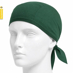 SAMAVIA Custom Green Surgical <b>Scrub</b> <b>Cap</b> Medical Headwear Adjustable Tie Back Healthcare Uniform Wholesale Manufacturer - Product Image 5