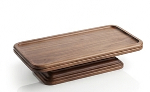 Modern Eco-Friendly Wooden <b>Cake</b> <b>Stand</b> Irregular Shape Dessert Display Plate Brown Tabletop Bakery Cafe Home Decor Customised - Product Image 2