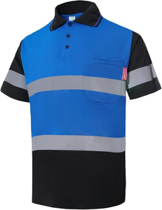 Wholesale Custom Hi Vis Polo Shirt for Adults High Visibility Safety Clothing with Reflective Strips Hi Vis Premium Safety Shirt - Product Image 3