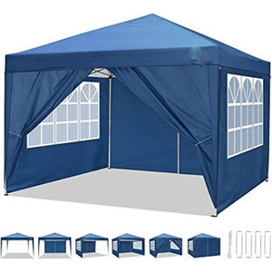 Carpa Plegable Personalizada de Malla Transpirable de Secado Rápido para Eventos, 10x10 pies, con Impresión de Logotipo Frontal, para Promociones al Aire Libre - Product Image 2