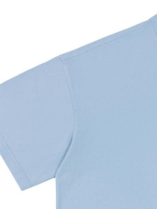 Camiseta Oversize Azul Cielo Unisex con Hombros Caídos, de Algodón Pesado, Ajuste Holgado Casual, Premium Lisa - Product Image 6