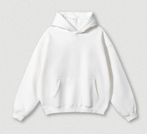 2025 New Arrival Fashion Blank Hoodies Weighted Hoodie Solid 100% Cotton Oversized Pullover Dropshipping Heavy Weight Hoodies - Product Image 1
