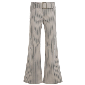 Comfortable Thick Cotton Blend Plaid Trousers Men Soft Touch Loose Fit Wide Leg Front Pleated <b>Pant</b> Units - Product Image 1