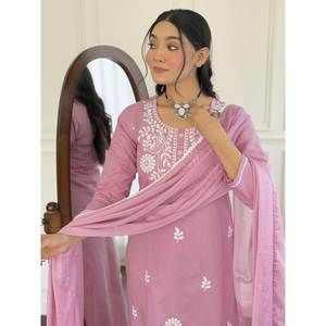 Beau haut et bas de fête avec ensemble élégant de taille Dupatta XL - Product Image 1