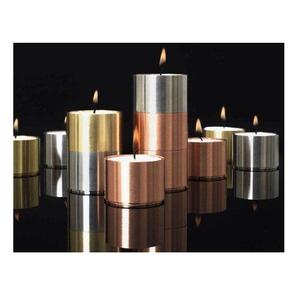 Conteneur à bougies en acier inoxydable de luxe en différentes couleurs, prêt à être expédié - Product Image 2