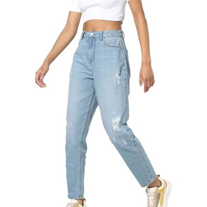 Pantalones Vaqueros Transpirables para Mujer, Estilo Único, Venta al Por Mayor en Línea, Personaliza Tu Propio Diseño - Product Image 1