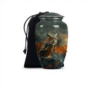 Urne funéraire Cascade forestière, récipient pour cendres commémoratives, souvenir inspiré de la nature, élégant, durable, qualité supérieure - Product Image 6