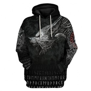 Últimas Novedades en Sudaderas con Capucha 2026: Serie Vikinga de Cosplay, Diseño de Camuflaje, Sudadera Casual con Forro, Diseño Superior 100% para Hombre - Product Image 5