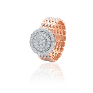 Anillo de Oro Rosa de 14 Quilates para Hombre, 5.490 Gramos, Calidad Profesional Certificada, para Distribuidores Internacionales de Joyería de Oro - Product Image 1