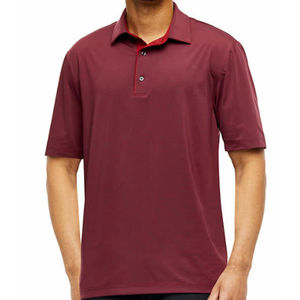 Camiseta Polo de Manga Corta Tejida con Logotipo Personalizado de Empresa de Manufactura Pakistaní, Diseño Sólido Estampado, MOQ Bajo - Product Image 4