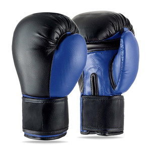 Gants de boxe et MMA en cuir de vachette 12 oz avec logo personnalisé, respirants, légers, équipement d'entraînement avec fermeture à lacets au poignet - Product Image 5