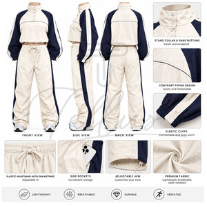 Nuevo Conjunto Deportivo de Felpa para Hombre, de Primera Calidad, Ecológico, Transpirable, para Invierno, al por Mayor, Personalizable - Product Image 4