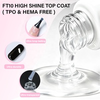 XGM NAILS Super Anti-friction et Anti-chute Top Coat UV Gel de finition Gel de scellement Gel de finition Guangzhou Baiyun Fournisseur OEM ODM Logo