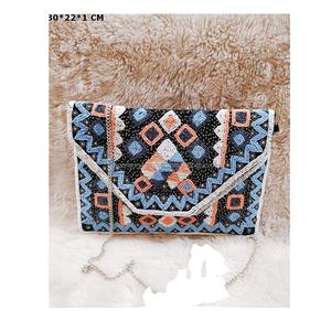 Custom Ladies Rajasthani Summer Clutch <b>Bag</b> India Handcrafted Beaded Evening Tote <b>Bag</b> Shoulder <b>Bag</b> for Women Wholesale - Product Image 5