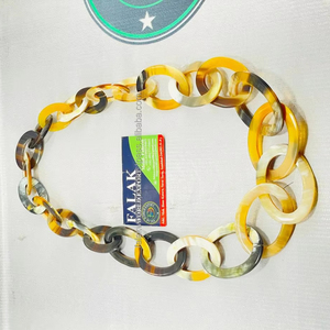 Collares de cuerno de buey de búfalo Natural hechos a mano indios de moda Falak World Export, joyería elegante para niñas y mujeres - Product Image 1