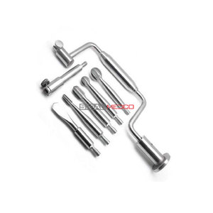 Hudson Brace Manual <b>Hand</b> <b>Drill</b> Surgical Orthopedic Instruments Set CE Certified Reusable Precision Bone Drilling Tool Medical - Product Image 3