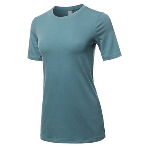 Camiseta Casual Oversize de Verano 2026 para Mujer, Ecológica, de Poliéster/Algodón, Suave, de Color Sólido, de Secado Rápido y Transpirable, de Manga Corta - Product Image 2