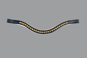 Correa frontal de cuero con canal vacío de 8 mm para caballo, para cabezada de canal - Product Image 5