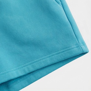 Conjunto de Suéter de Cuello Alto de Punto de Color Sólido de 2 Piezas para Mujer, Pantalones Cortos Sueltos por Encima de la Rodilla, Ropa Casual de Primavera y Verano - Product Image 6