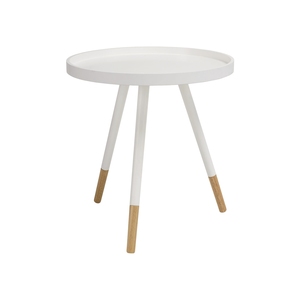 Minimalist Durable <b>White</b> Wooden <b>Coffee</b> <b>Table</b> For Living Room - Product Image 5