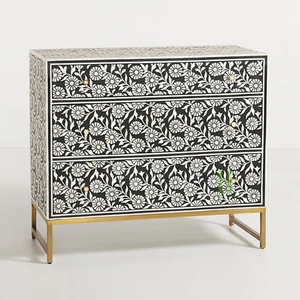 HNH Craft Table console moderne en incrustation de nacre Table basse en incrustation de nacre faite à la main Buffet en incrustation de nacre - Product Image 4