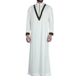 Jubbah Thobes Musulmanas Islámicas Modestas Hechas a Medida 2026, 100% Algodón de Alta Calidad, Túnicas Árabes Tradicionales de Qatar, Venta al por Mayor OEM ODM - Product Image 4