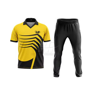 Vêtements de sport à prix abordable, vente en gros, uniforme de cricket personnalisé avec logo imprimé, respirant, en polyester, nouveau design, multicolores - Product Image 4