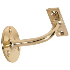 Support de main courante élégant 2026 en laiton avec finition dorée par poudrage, artisanat décoratif et supports de corde fiables - Product Image 6