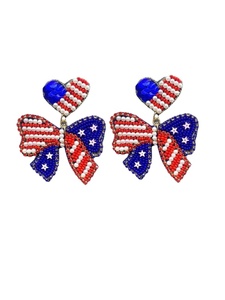 การถักด้วยมืออย่างมีสไตล์มาร์ดิกราส์รองเท้าบูทลูกปัดต่างหูทันสมัยหรูหราพรีเมี่ยมและหรูหราคุณภาพสูงพิเศษจากอินเดีย - Product Image 3