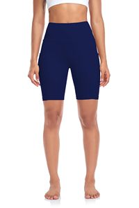 Shorts Deportivos de Cintura Alta para Mujer, de Poliéster, para Correr, Yoga, Gimnasio, Personalizados, al por Mayor - Product Image 5