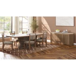 Tavolo da pranzo Toffe con Base in corda unico Design elegante per il tuo spazio da pranzo - Product Image 3