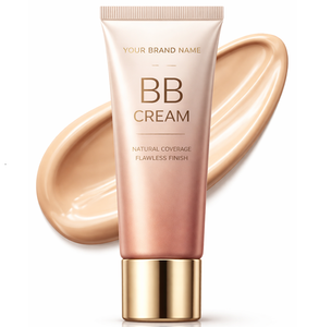 Crème BB à fini mat avec protection SPF, marque privée OEM, vente en gros, légère, couvrance totale, longue tenue, crème de base pour le maquillage - Product Image 1