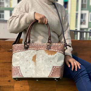 Bolsos cruzados de piel auténtica de vaca de fabricante 2024, bolso de mano de alta calidad ODM OEM para mujer - Product Image 2