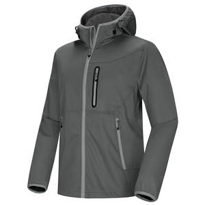 Veste Softshell Unisexe Personnalisée pour Moto, Hiver, 300g, Col Montant, Logo Avant, Réfléchissante, Respirante, Coupe-Vent - Product Image 1