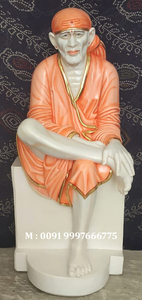 สีขาวอิตาลีหินอ่อน Sai Baba รูปปั้น - Product Image 4