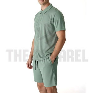 Ensembles d'été respirants pour hommes : T-shirts et shorts pour jeunes et adultes – Style décontracté tendance – Vente en gros - Product Image 2